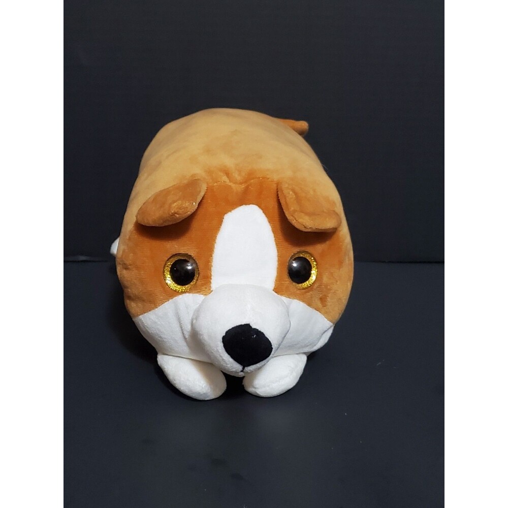 Spark Create Imagine Plush Corgi Dog Puppy Stuffed Toy Pillow Brown White 13"